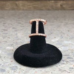 Rose gold ring - Size 6